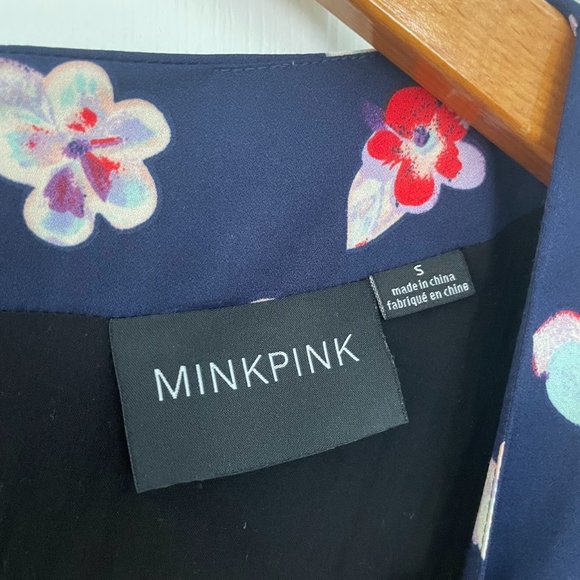 Minkpink floral printed short sleeve mini - Picture 2 of 3